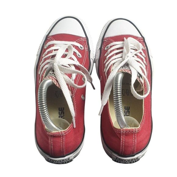 Converse Chuck Taylor All Star Low Top Sneakers M4/W6 Red Unisex Canvas Casual - Picture 5 of 8